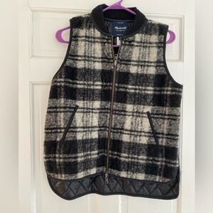 Madewell Flannel Vest